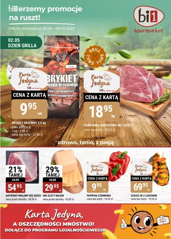 bi1 - gazetka promocyjna Gazetka Białystok, Rzeszów, Szczecin, Ełk od środy 30.04 do wtorku 06.05