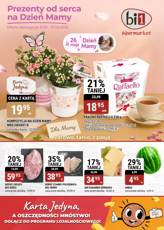 bi1 - gazetka promocyjna Gazetka Białystok, Rzeszów, Szczecin, Ełk od środy 21.05 do wtorku 27.05