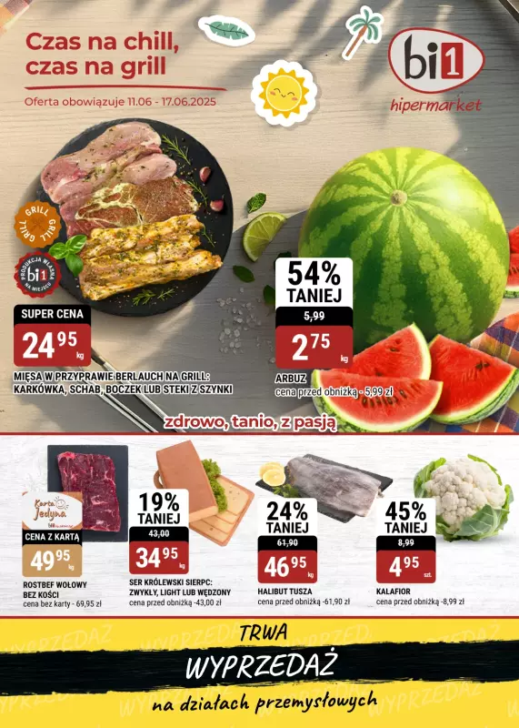 bi1 - gazetka promocyjna Gazetka Ełk, Rzeszów od środy 11.06 do wtorku 17.06