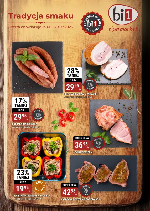 bi1 - gazetka promocyjna Gazetka Ełk | Garmażerka od środy 25.06 do niedzieli 29.06