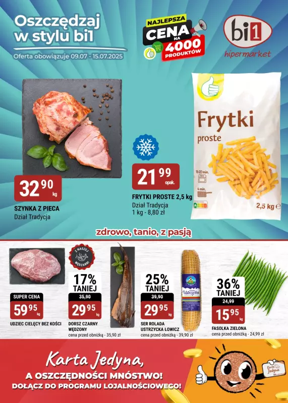 bi1 - gazetka promocyjna Gazetka Bielsko-Biała, Czeladź, Legnica, Wałbrzych od środy 09.07 do wtorku 15.07