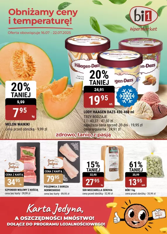 bi1 - gazetka promocyjna Gazetka Ełk od środy 16.07 do wtorku 22.07