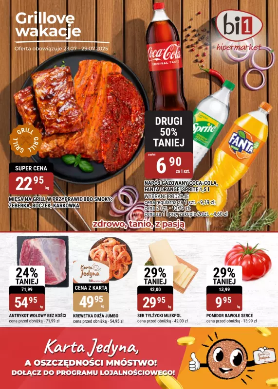 bi1 - gazetka promocyjna Gazetka Rzeszów od środy 23.07 do wtorku 29.07