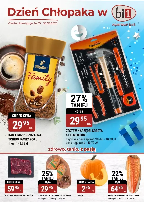 bi1 - gazetka promocyjna Gazetka Bielsko-Biała I Dzień Chłopaka od środy 24.09 do wtorku 30.09