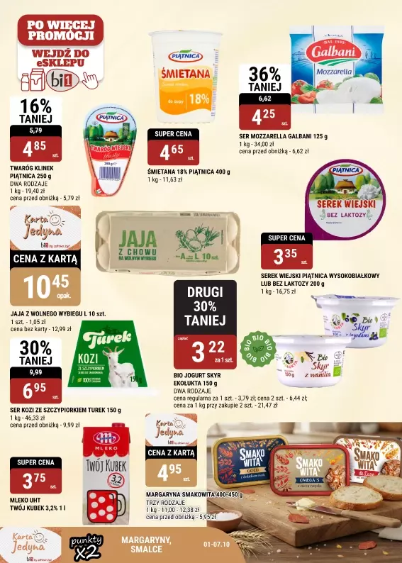 bi1 - gazetka promocyjna Gazetka Jesienne zbiory najlepszych promocji od środy 01.10 do wtorku 07.10 - strona 9