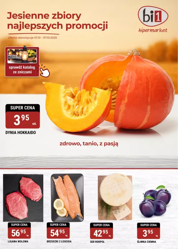 bi1 - gazetka promocyjna Gazetka Bielsko-Biała, Czeladź I Jesienne zbiory najlepszych promocji od środy 01.10 do wtorku 07.10