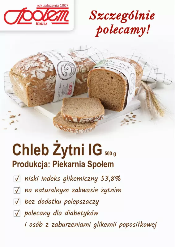 Społem - Blisko i Korzystnie - gazetka promocyjna Plakat promocyjny PSS Kalisz od wtorku 04.03 do soboty 29.03