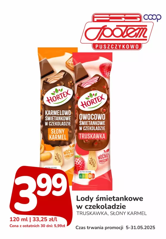 Społem - Blisko i Korzystnie - gazetka promocyjna Plakat promocyjny PSS Puszczykowo od poniedziałku 05.05 do soboty 31.05