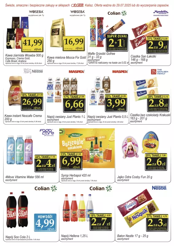 Społem - Blisko i Korzystnie - gazetka promocyjna Gazetka PSS Kalisz od środy 09.07 do wtorku 29.07 - strona 6