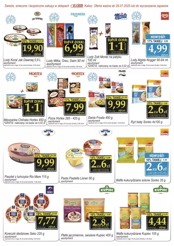 Społem - Blisko i Korzystnie - gazetka promocyjna Gazetka PSS Kalisz od środy 09.07 do wtorku 29.07 - strona 3