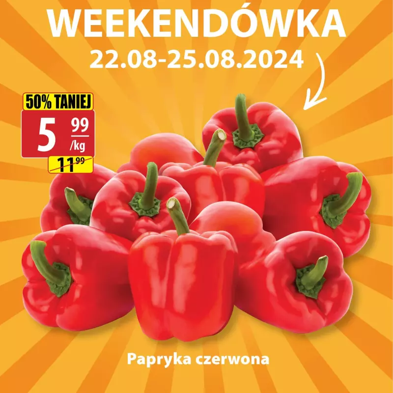 API Market - gazetka promocyjna Weekendówka od czwartku 22.08 do niedzieli 25.08