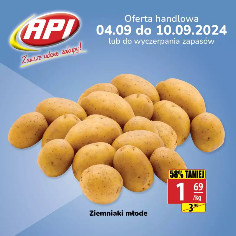 API Market - gazetka promocyjna Gazetka od środy 04.09 do wtorku 10.09