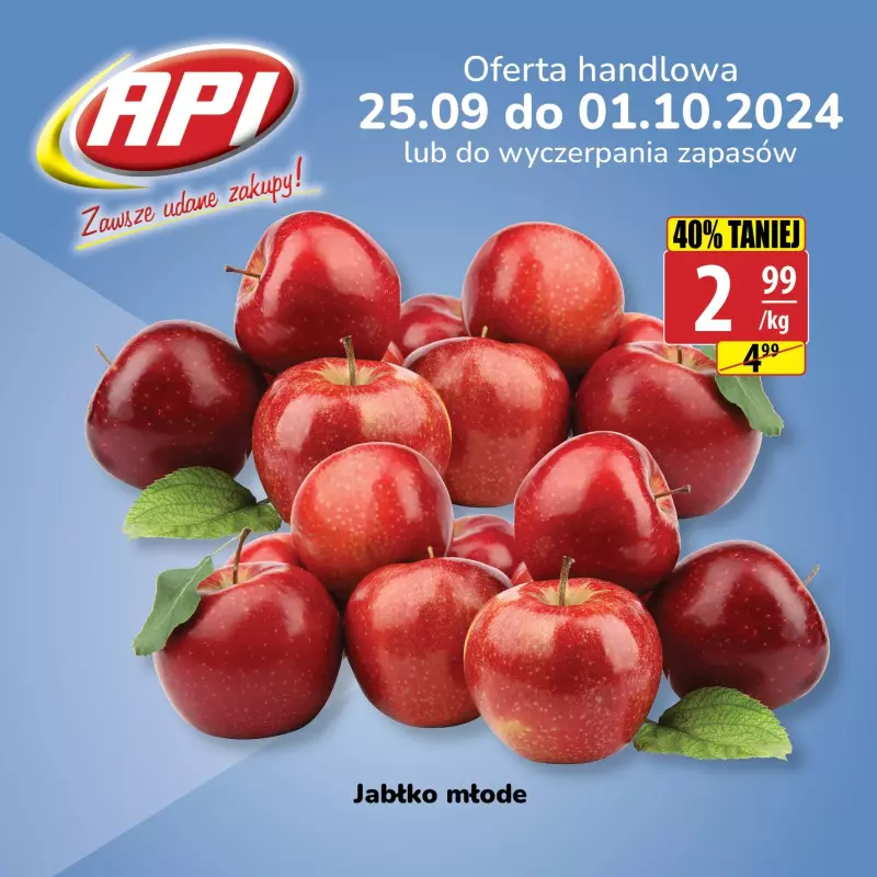 API Market - gazetka promocyjna Gazetka od piątku 27.09 do wtorku 01.10