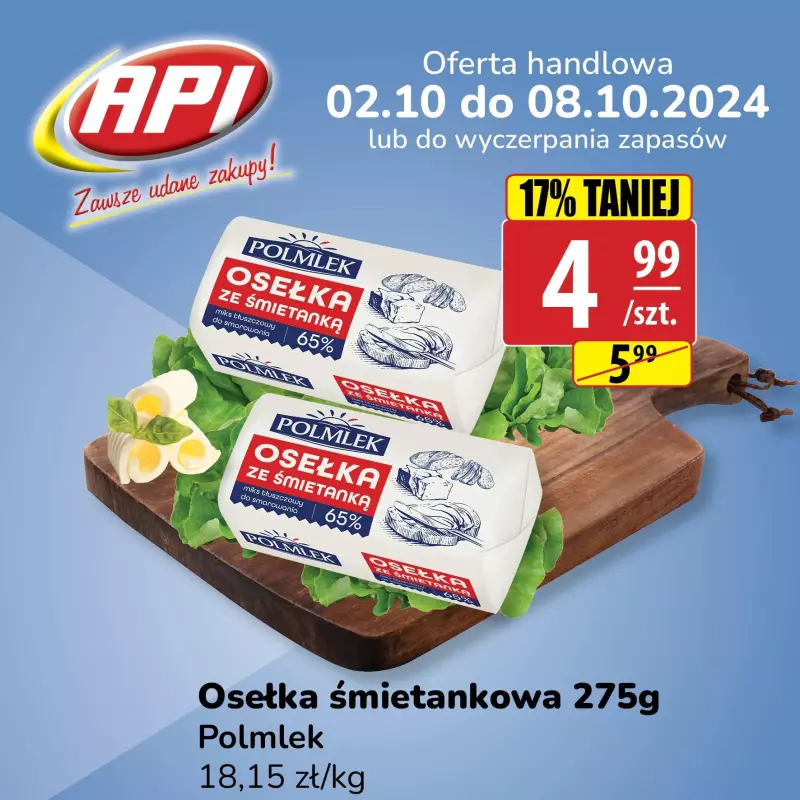 API Market - gazetka promocyjna Gazetka od czwartku 03.10 do wtorku 08.10