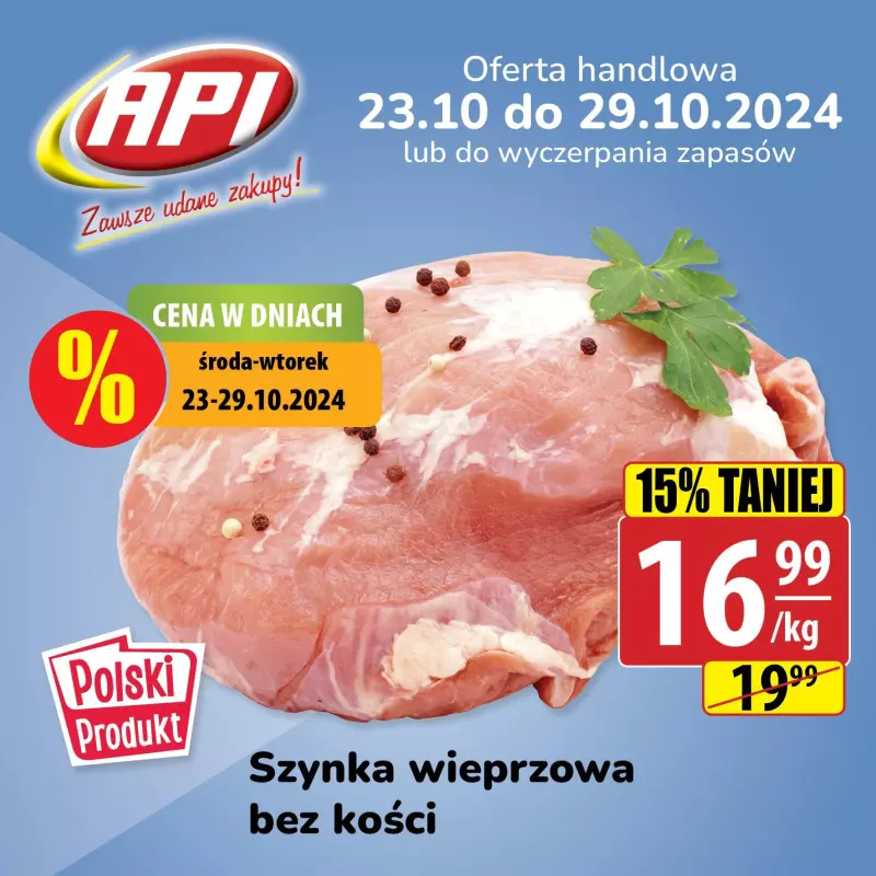 API Market - gazetka promocyjna Gazetka od środy 23.10 do wtorku 05.11 - strona 2