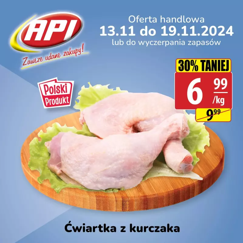 API Market - gazetka promocyjna Gazetka od środy 13.11 do wtorku 19.11