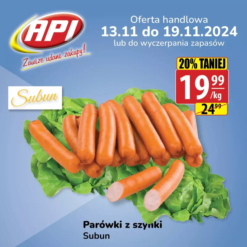 API Market - gazetka promocyjna Gazetka od środy 13.11 do wtorku 19.11 - strona 5