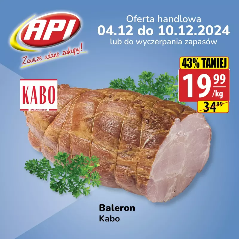 API Market - gazetka promocyjna Gazetka od piątku 06.12 do wtorku 10.12