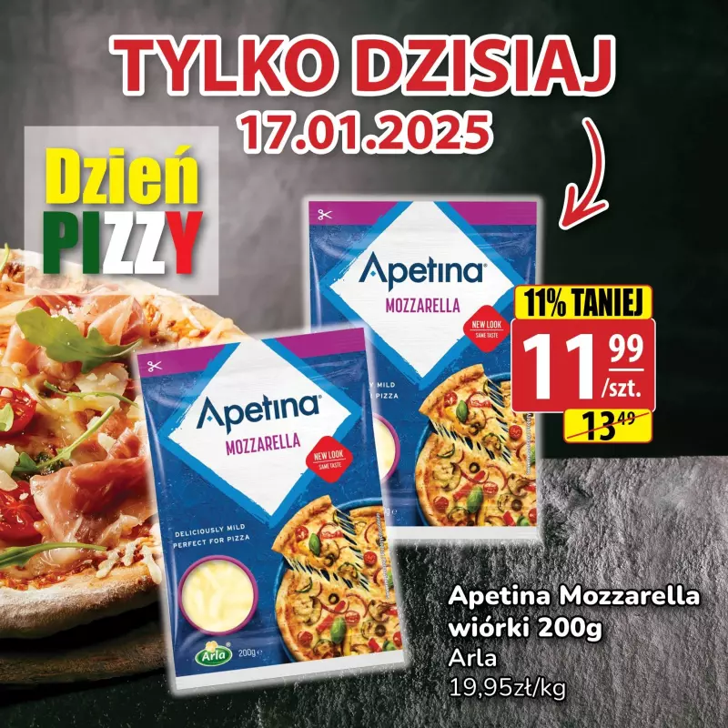 API Market - gazetka promocyjna Dzień pizzy od piątku 17.01 do piątku 17.01