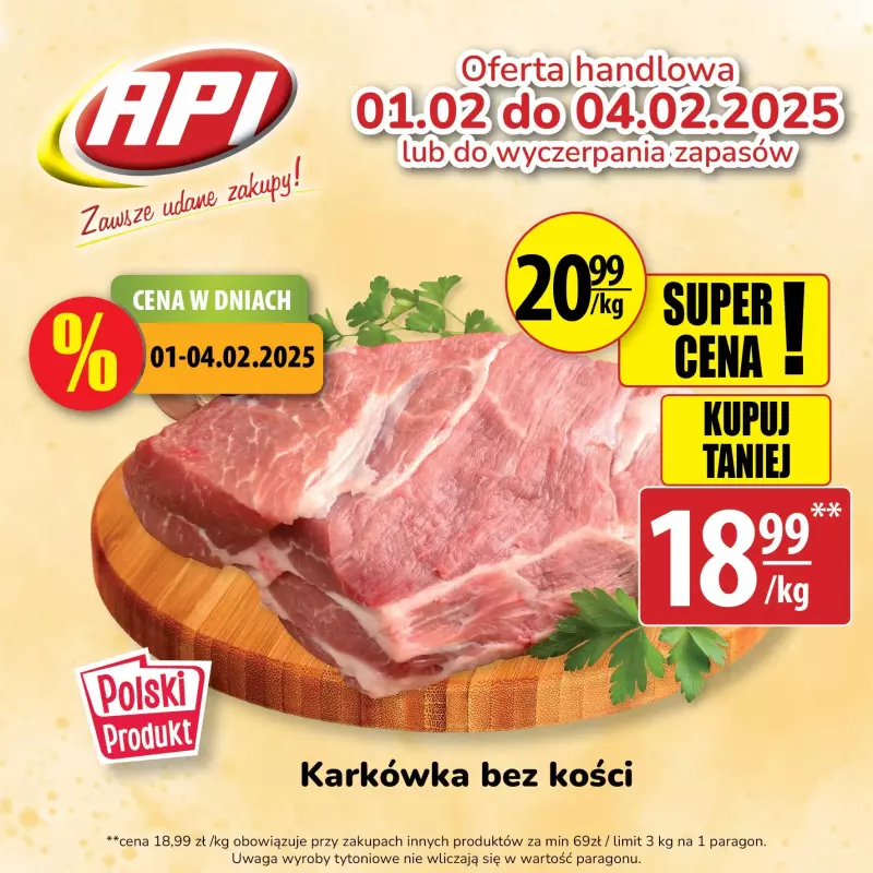 API Market - gazetka promocyjna Promocje od wtorku 04.02 do wtorku 04.02