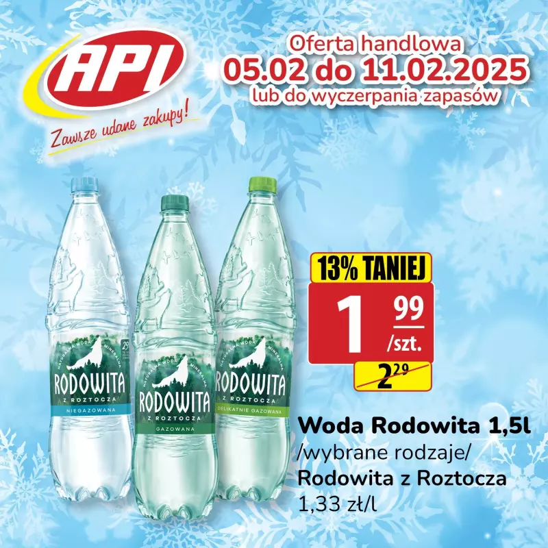 API Market - gazetka promocyjna Promocje od środy 05.02 do wtorku 11.02