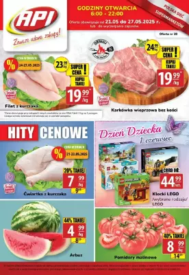 API Market - gazetka promocyjna Gazetka od środy 21.05 do wtorku 27.05