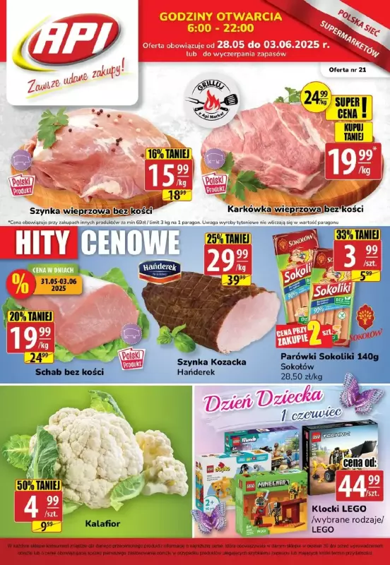 API Market - gazetka promocyjna Gazetka od środy 28.05 do wtorku 03.06
