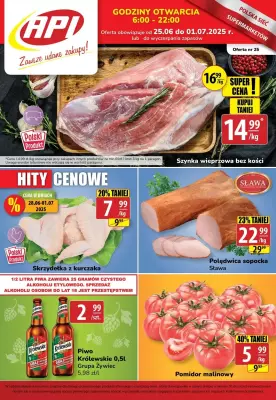 API Market - gazetka promocyjna Gazetka od środy 25.06 do wtorku 01.07