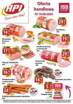 API Market - gazetka promocyjna Oferta handlowa od piątku 08.08 do niedzieli 10.08