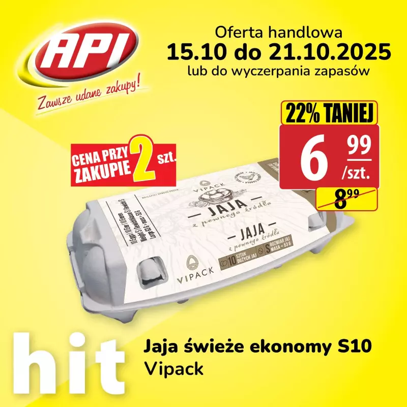 API Market - gazetka promocyjna Plakaty promocyjne od środy 15.10 do wtorku 21.10 - strona 4