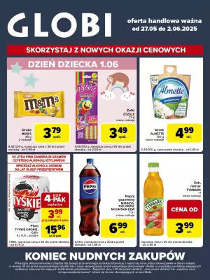 Globi - gazetka promocyjna Gazetka Globi  do poniedziałku 02.06