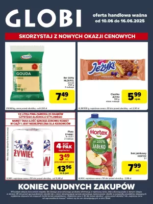 Globi - gazetka promocyjna Gazetka Globi  do poniedziałku 16.06