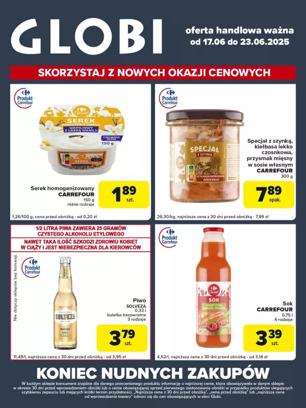 Globi - gazetka promocyjna Gazetka Globi  do poniedziałku 23.06 - strona 2
