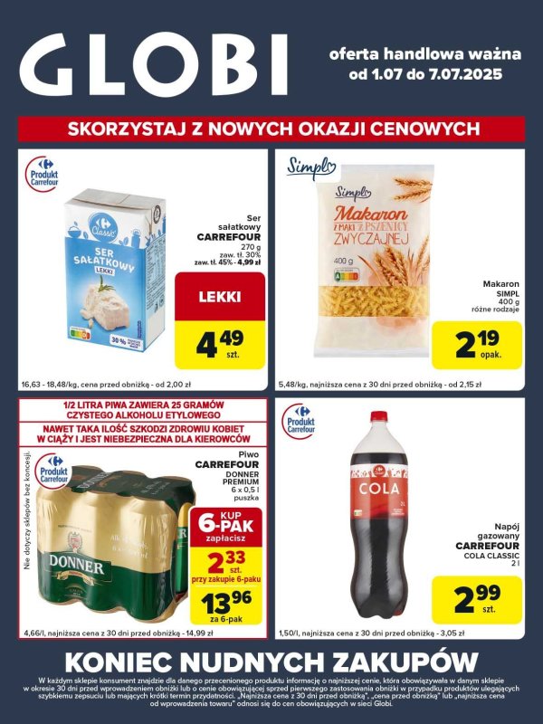Globi - gazetka promocyjna Gazetka Globi  do poniedziałku 07.07 - strona 2