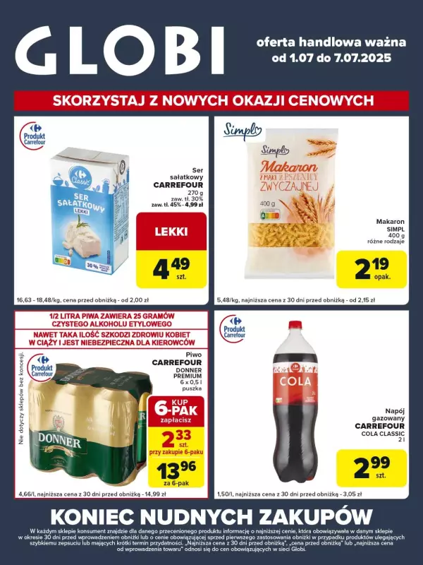 Globi - gazetka promocyjna Gazetka Globi  do poniedziałku 07.07 - strona 2