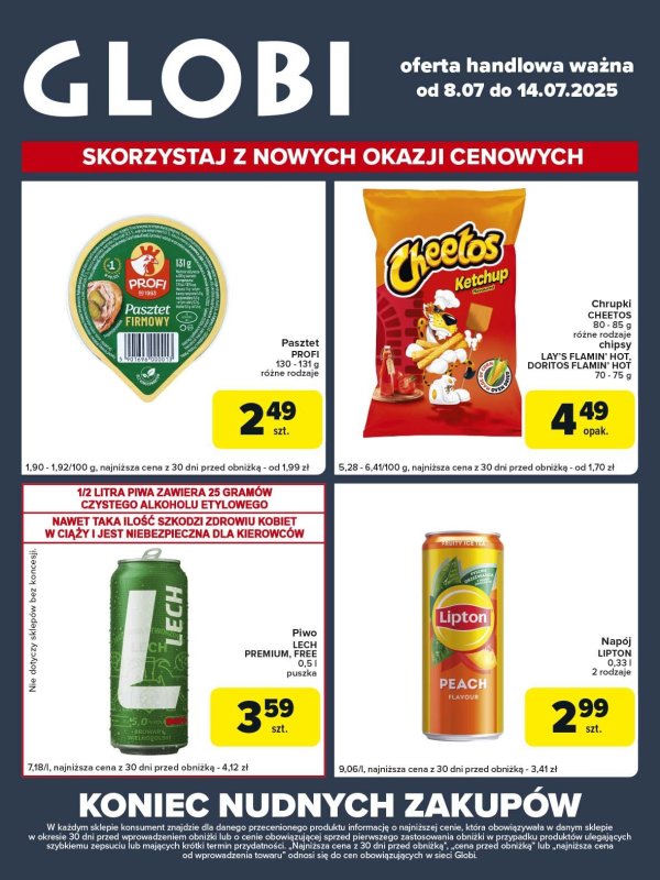 Globi - gazetka promocyjna Gazetka Globi  do poniedziałku 14.07