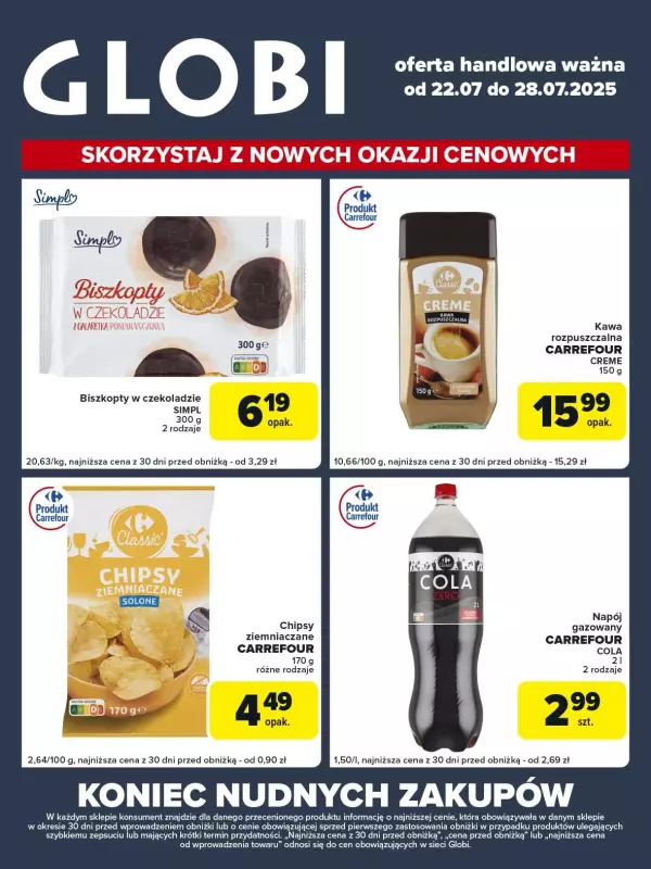 Globi - gazetka promocyjna Gazetka Globi  do poniedziałku 28.07 - strona 2