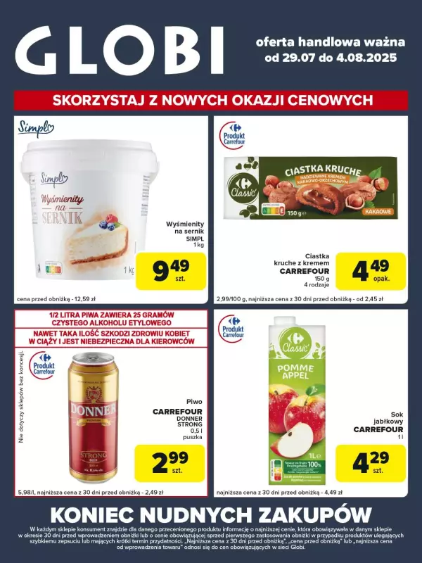 Globi - gazetka promocyjna Gazetka Globi  do poniedziałku 04.08 - strona 2