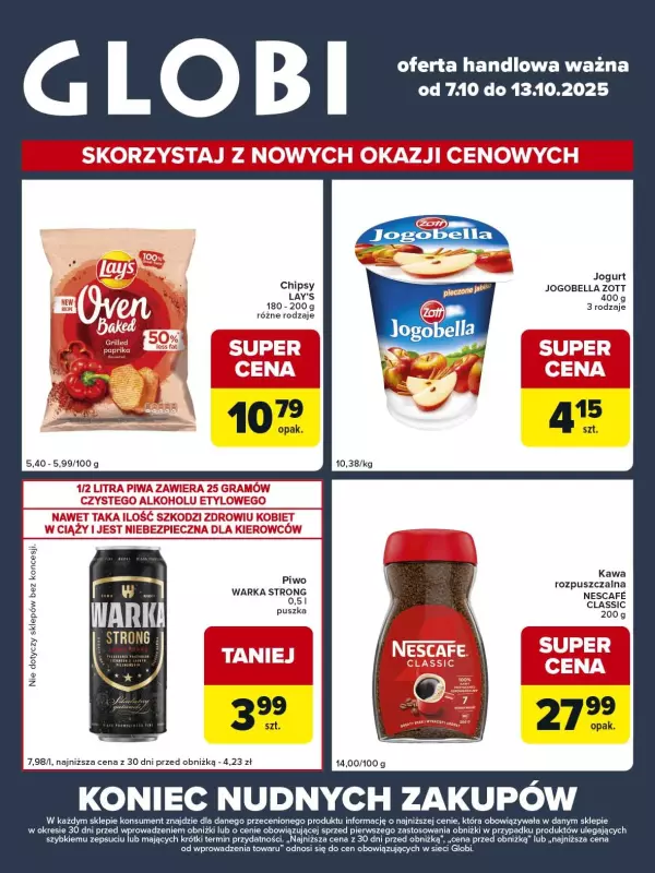 Globi - gazetka promocyjna Gazetka Globi od poniedziałku 06.10 do poniedziałku 13.10 - strona 2