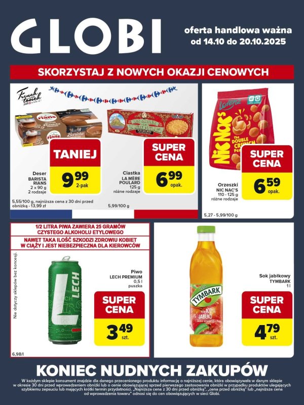 Globi - gazetka promocyjna Gazetka Globi od wtorku 14.10 do poniedziałku 20.10 - strona 2