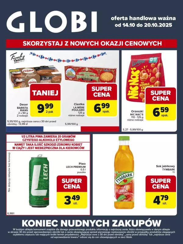 Globi - gazetka promocyjna Gazetka Globi od wtorku 14.10 do poniedziałku 20.10 - strona 2