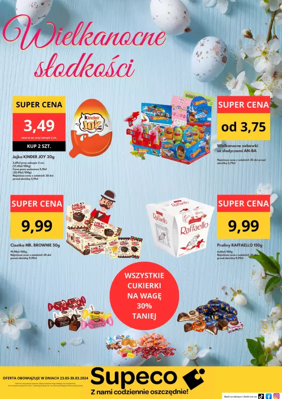 Supeco - gazetka promocyjna Wielkanocne słodkości od soboty 23.03 do soboty 30.03 - strona 2