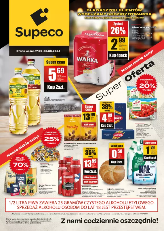 Supeco - gazetka promocyjna KATALOG od wtorku 17.09 do poniedziałku 30.09