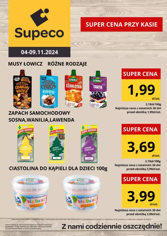 Supeco - gazetka promocyjna Oferta tygodnia od poniedziałku 04.11 do soboty 09.11 - strona 3