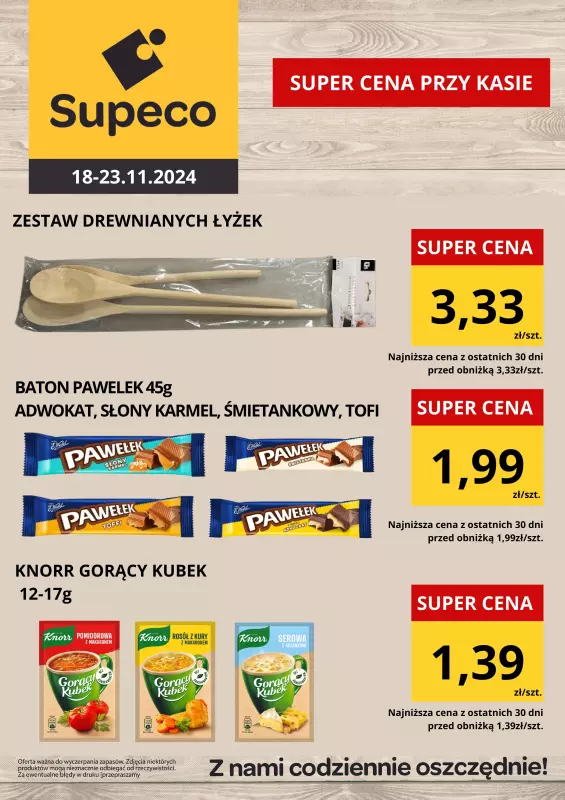 Supeco - gazetka promocyjna Oferta Tygodnia od poniedziałku 18.11 do soboty 23.11 - strona 3