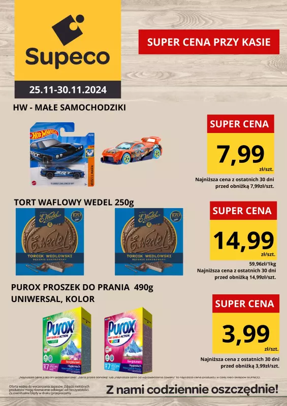 Supeco - gazetka promocyjna Oferta Tygodnia od poniedziałku 25.11 do soboty 30.11 - strona 3