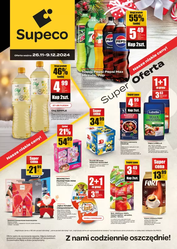 Supeco - gazetka promocyjna Nasz Katalog od wtorku 26.11 do poniedziałku 09.12