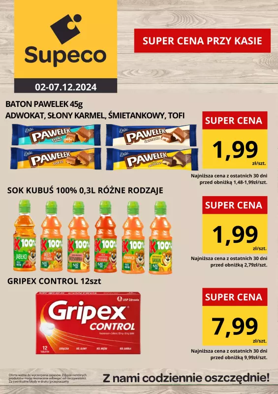 Supeco - gazetka promocyjna Oferta Tygodnia od poniedziałku 02.12 do soboty 07.12 - strona 3