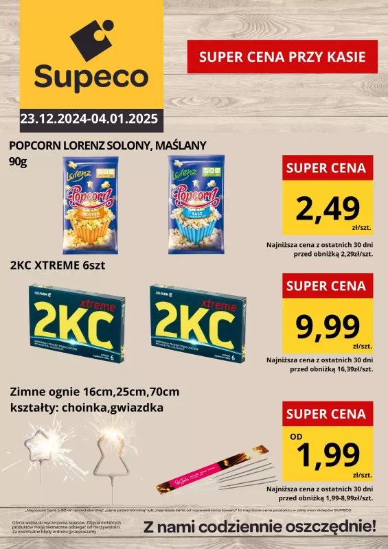 Supeco - gazetka promocyjna Oferta Tygodnia od poniedziałku 23.12 do soboty 04.01 - strona 3