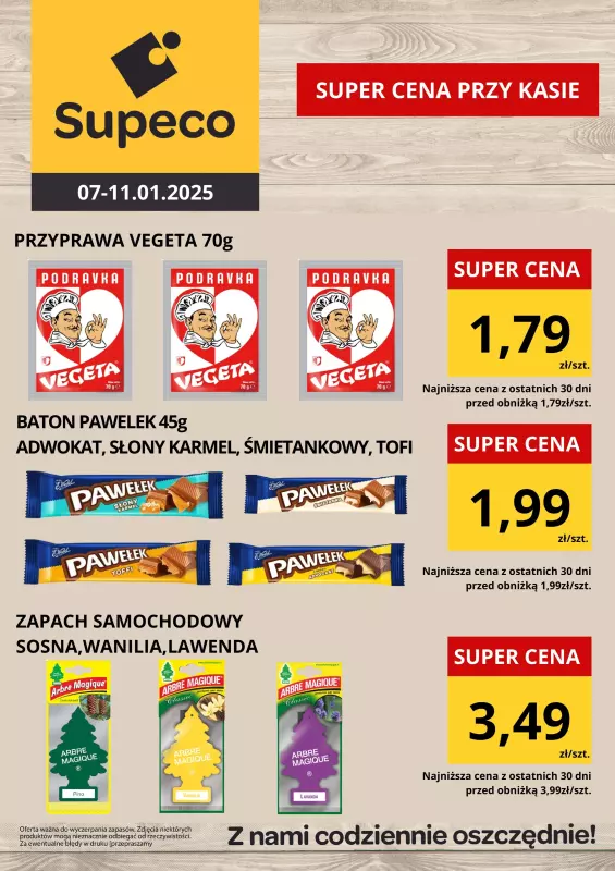 Supeco - gazetka promocyjna Oferta tygodnia od wtorku 07.01 do soboty 11.01 - strona 3